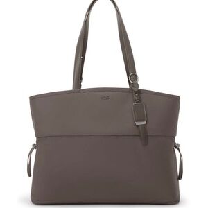 NEW! TUMI Cam Large Tote Travel Laptop Bag Purse Mink NWT